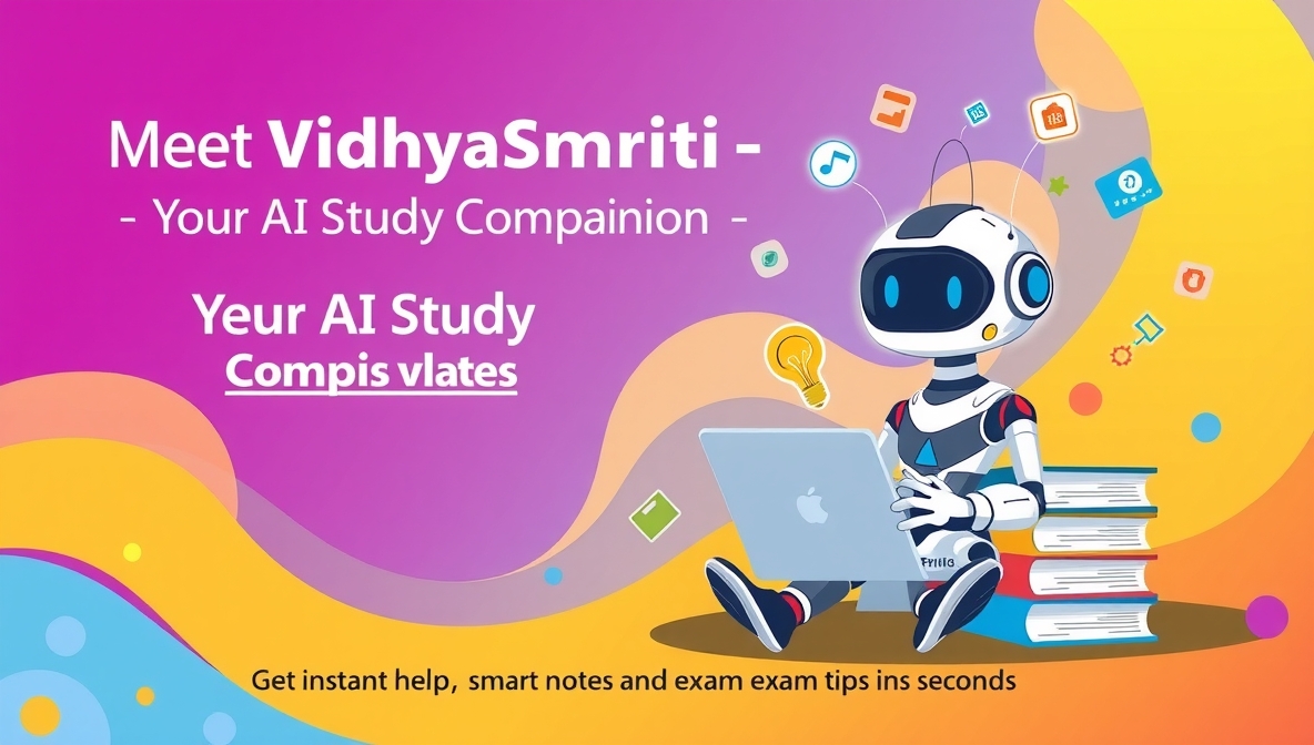 Meet VidhyaSmriti – Your AI Study Companion